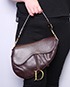 Saddle Bag Leather Brown, other view